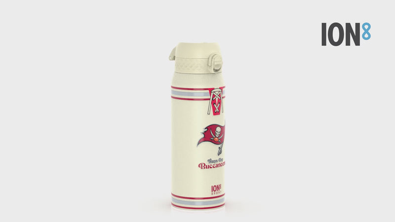 NFL x ION8 Insulated Steel Water Bottle, NFL Buccaneers, 750ml (24oz)