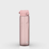360 Video View of Ion8 Leak Proof 1 litre Water Bottle, BPA Free, Rose Quartz, 1100ml (36oz)