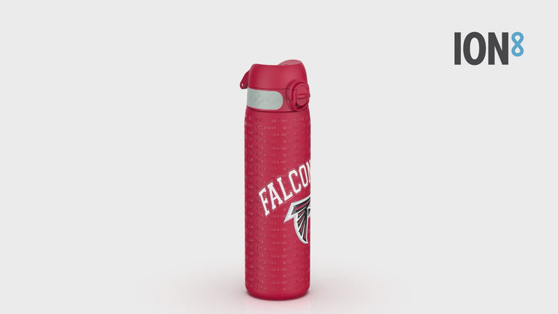 Leak Proof NFL Water Bottle, Stainless Steel, Atlanta Falcons, 600ml (20oz)