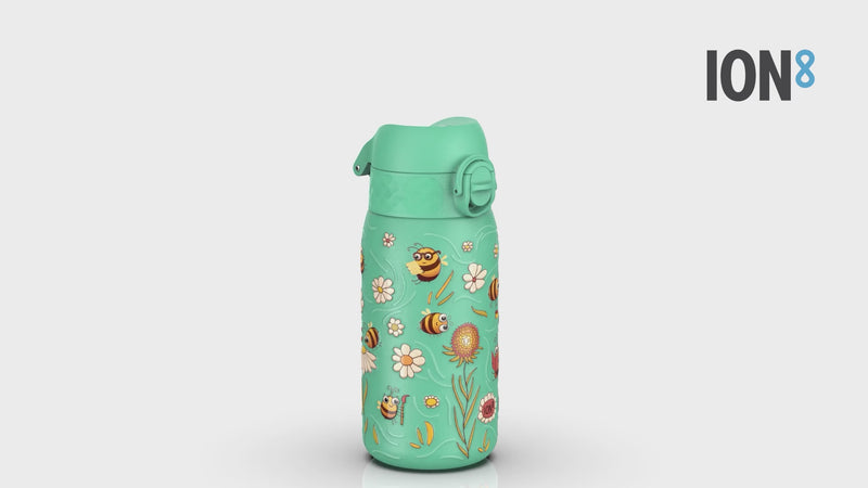 Leak Proof Thermal Steel Water Bottle, Insulated, Bees, 320ml (11oz)