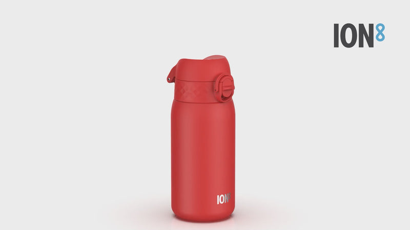 Leak Proof Thermal Steel Water Bottle, Insulated, Red, 320ml (11oz)