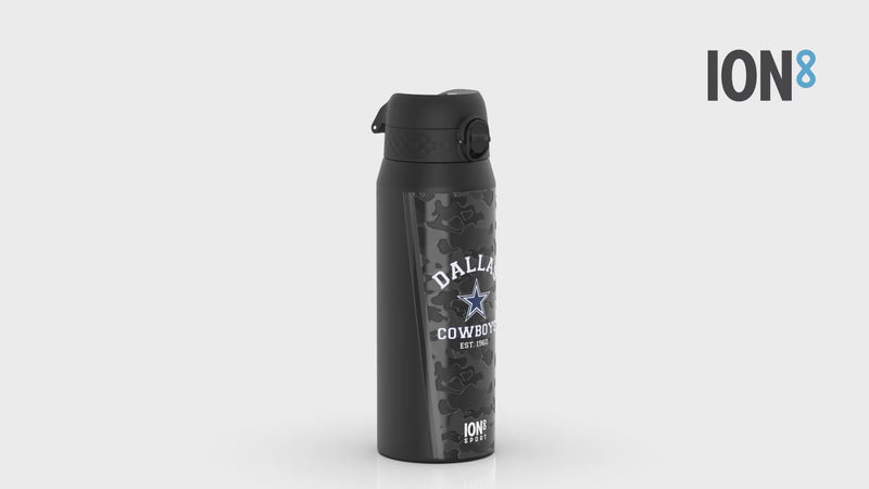 NFL x ION8 Insulated Steel Water Bottle, NFL Cowboys, 750ml (24oz)