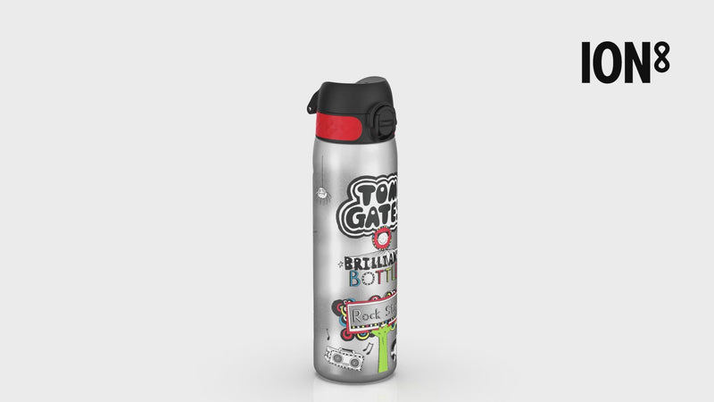 Tom Gates x ION8 Water Bottle, Recyclon, Rockstar, 500ml (18oz)