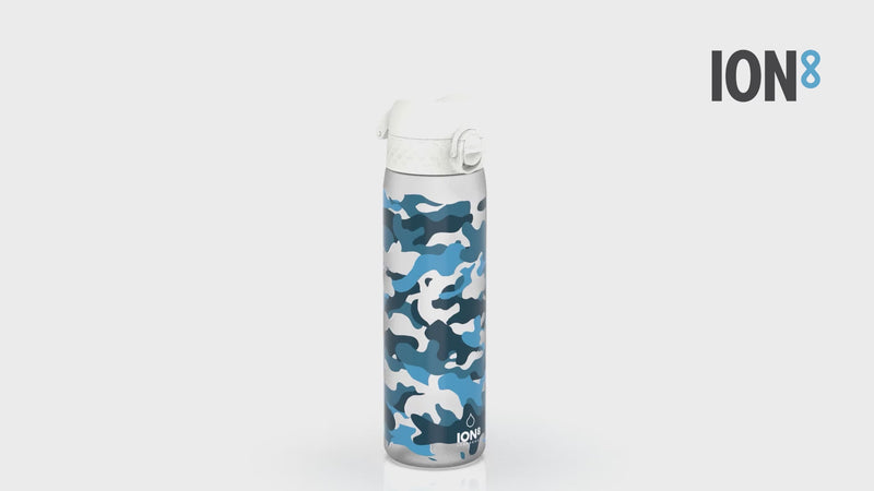 Leak Proof Slim Water Bottle, Recyclon, Camouflage, 500ml (18oz)