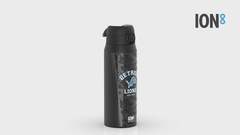 NFL x ION8 Insulated Steel Water Bottle, NFL Lions, 750ml (24oz)