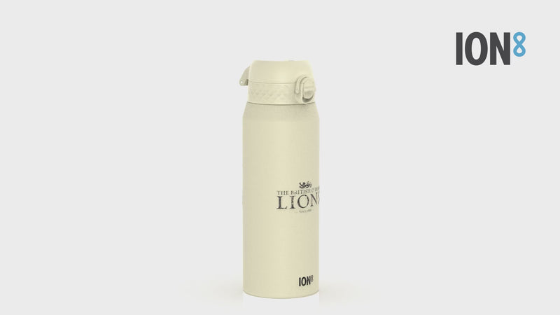 Lions X ION8 Insulated Steel Water Bottle, British & Irish Lions, Crest, 750ml (24oz)